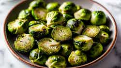 Gluten-free Garlic Roasted Brussels Sprouts