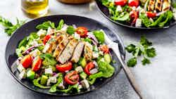 Gluten-free Greek Salad With Grilled Chicken