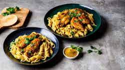 Goan Style Chicken Cafreal Pasta