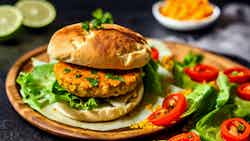 Goan Style Prawn Balchão Burger