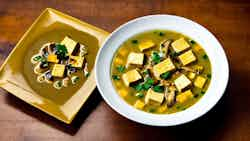 Golden Lotus Tofu And Mushroom Soup