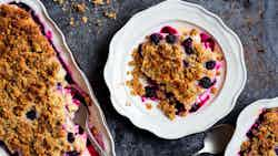 Gower's Apple And Blackberry Crumble