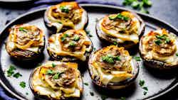 Gower's Caramelized Onion And Brie Stuffed Mushrooms