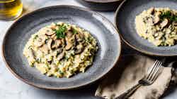 Gower's Creamy Mushroom And Truffle Risotto