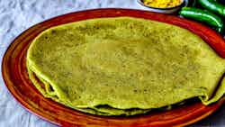 Green Gram Dosa With Flattened Rice (pesarattu Poha)