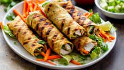 Grilled Chicken Egg Rolls (pollo Asado Egg Rolls)