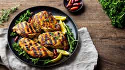 Grilled Chicken With Cachupa