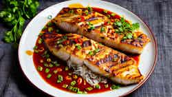 Grilled Fish with Spicy Tamarind Sauce (Poisson Grillé avec Sauce au Tamarin Pimentée)