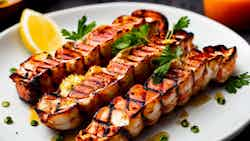 Grilled Lobster Tails With Passionfruit Glaze