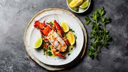 Grilled Lobster With Lime Butter