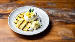 Grilled Pineapple With Coconut Sorbet