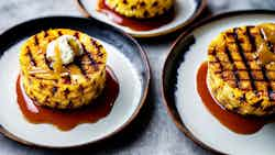 Grilled Pineapple With Rum Caramel Sauce