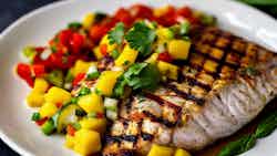 Grilled Red Snapper With Mango Salsa