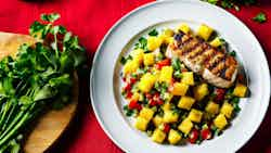 Grilled Swordfish With Pineapple Salsa