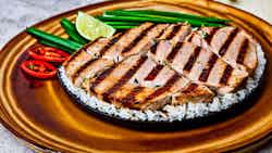 Grilled Tuna With Coconut Rice
