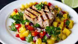 Grilled Tuna With Pineapple Salsa