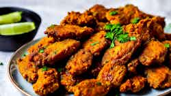 Gyathuk Ko Masu Pakora (sikkimese Style Spicy Chicken Wings)