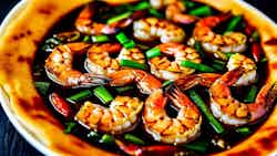 Hainanese Black Bean Garlic Shrimp