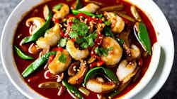 Hainanese Chili Garlic Squid Stir-fry