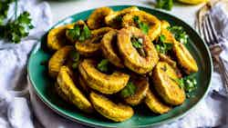 Haitian Style Fried Green Bananas (Bannann Peze Vèt)