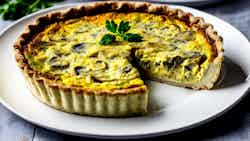 Handkäse and Mushroom Quiche (Handkäse und Pilz Quiche)