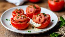 Handkäse Stuffed Tomatoes (Handkäse Gefüllte Tomaten)