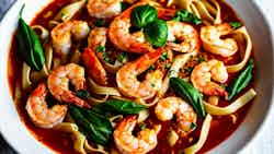 Har Cheong Gai (chilli Prawn Pasta)