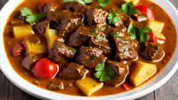 Hazaragi Beef and Potato Curry (Qorma-e Gosht-o-Alu)