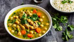 Hazaragi Chicken and Chickpea Soup (Aash-e Morgh-o-Chana)