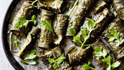 Hazaragi Stuffed Grape Leaves (Dolma-e Angoor)