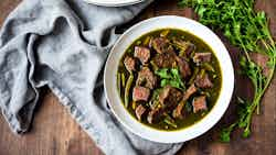 Herb Stew With Beef (iranian Ghormeh Sabzi)