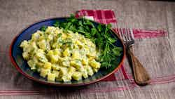 Hessian Potato Salad With Mustard Dressing