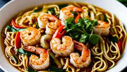 Hmong-inspired Spicy Shrimp Noodles