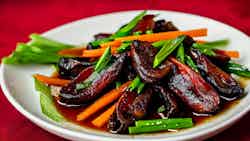 Hong Shao Ya She (braised Duck Tongues With Soy Sauce)