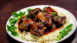 Hong Shao Zhua (braised Pork Knuckles In Brown Sauce)