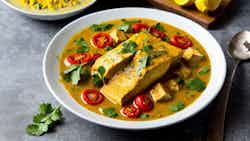 Ikan Woku (coconut Milk And Turmeric Fish Curry)