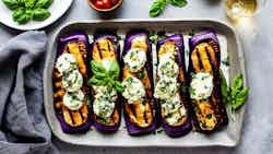 Involtini Di Melanzane Alla Sarda (sardinian Grilled Eggplant Rolls)