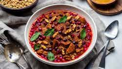 Iranian Pomegranate And Walnut Stew (fesenjan)