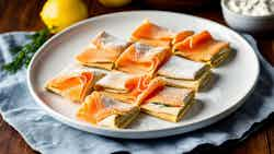 Irish Soda Farls With Smoked Salmon And Cream Cheese