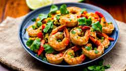 Isso Thel Dala (spicy Sri Lankan Deviled Shrimp)