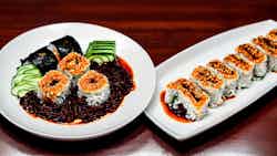 Jajangmyeon (짜장면) Sushi Rolls