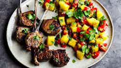 Jerk Lamb Chops With Pineapple Salsa (jerk Lamb Chops With Pineapple Salsa)