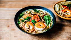 Jjamppong (짬뽕) Seafood Noodle Soup