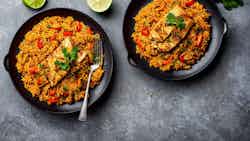 Jollof Rice with Smoked Fish (Riz Jollof avec Poisson Fumé)
