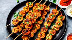 Kabab Bil Harissa (grilled Shrimp Skewers With Spicy Harissa Sauce)