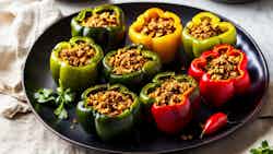 Kabardian Peppers (walnut And Cheese Stuffed Bell Peppers)