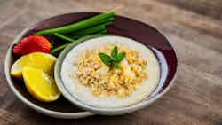 Kadu (coconut Pudding With Fresh Fruits)