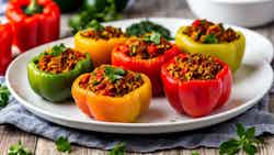 Kajmak Punjene Paprike (serbian Kajmak Stuffed Peppers)