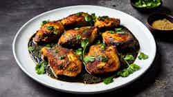 Kala Til Murgi (manipuri Style Chicken With Black Sesame)