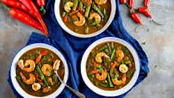 Kalalou Ak Crevette (haitian Style Shrimp And Okra Stew)